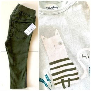 Baby Gap 18-24m Bodysuit & Jeggings NWT